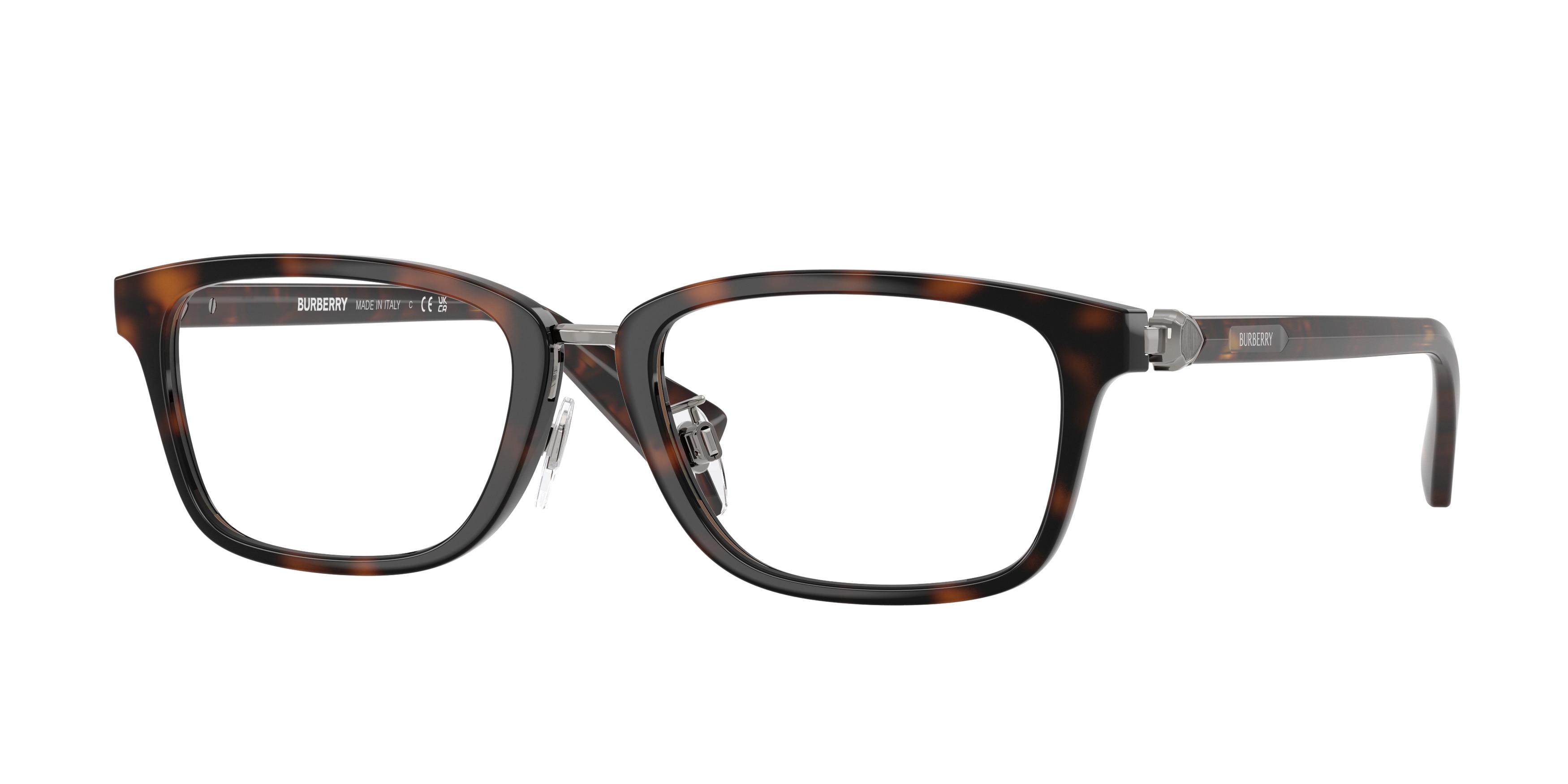 Burberry BE2437D Asian Fit Men's Glasses, Tortoiseshell, Size 53